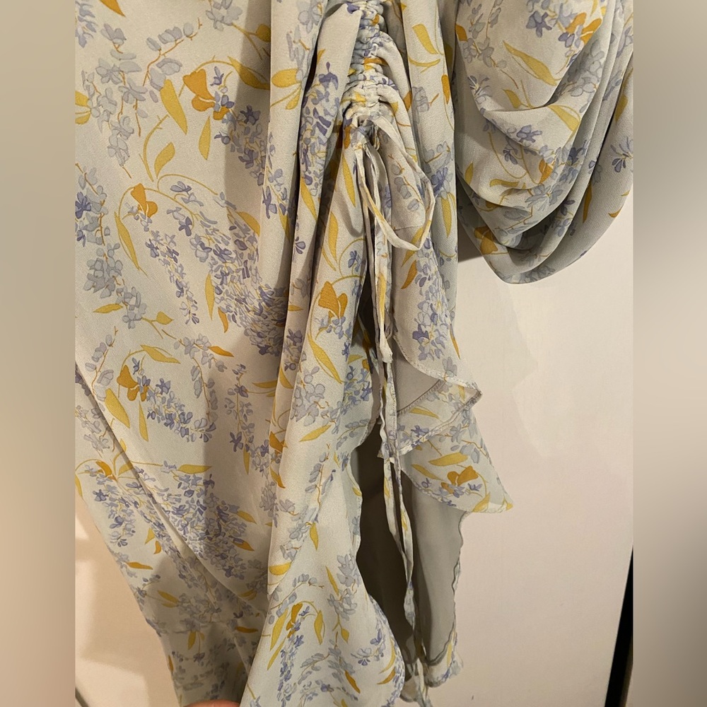 Long Sleeve asymmetrical o.p.t dress. - Picture 6 of 7